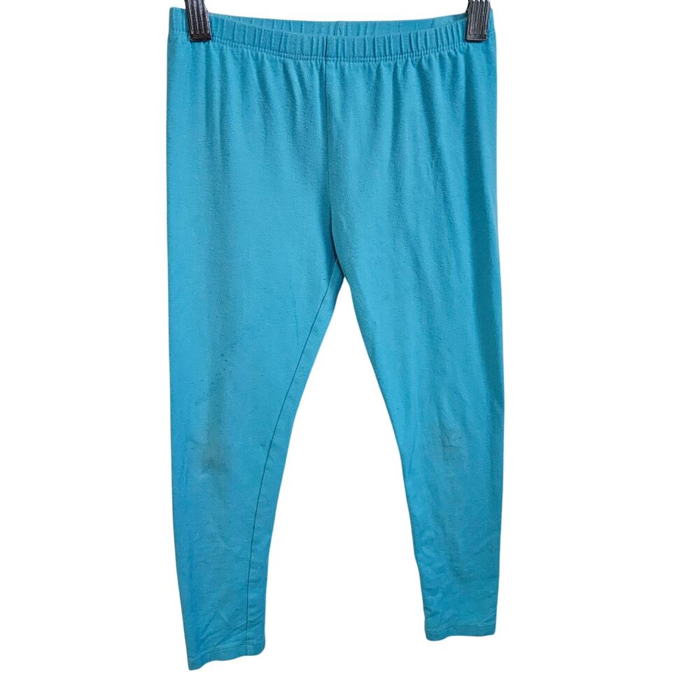 Children's Place Girls Size M Leggings Solid Light Blue Casual Basic Everyday